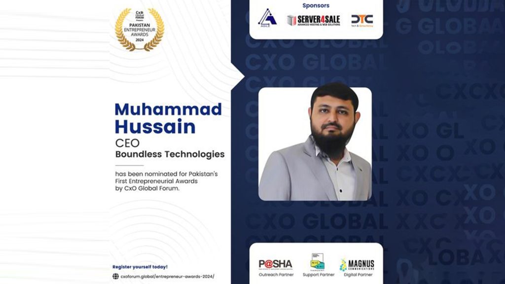 Pakistani Entrepreneur Receives Acclaimed CXO Award for Digital Marketing Leadership